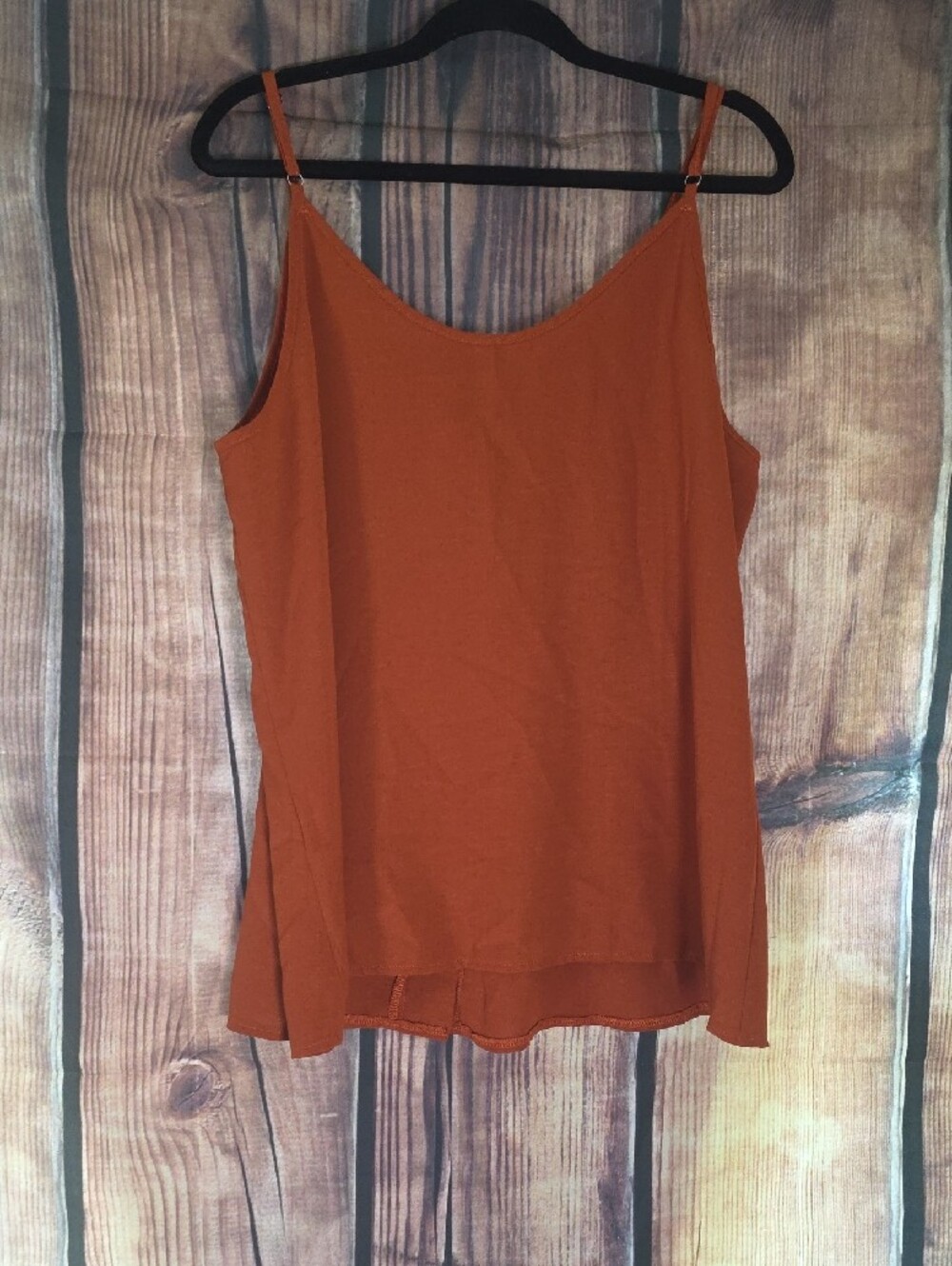 Source Unknown Rust Button-Front Top XL - Picture 5 of 5
